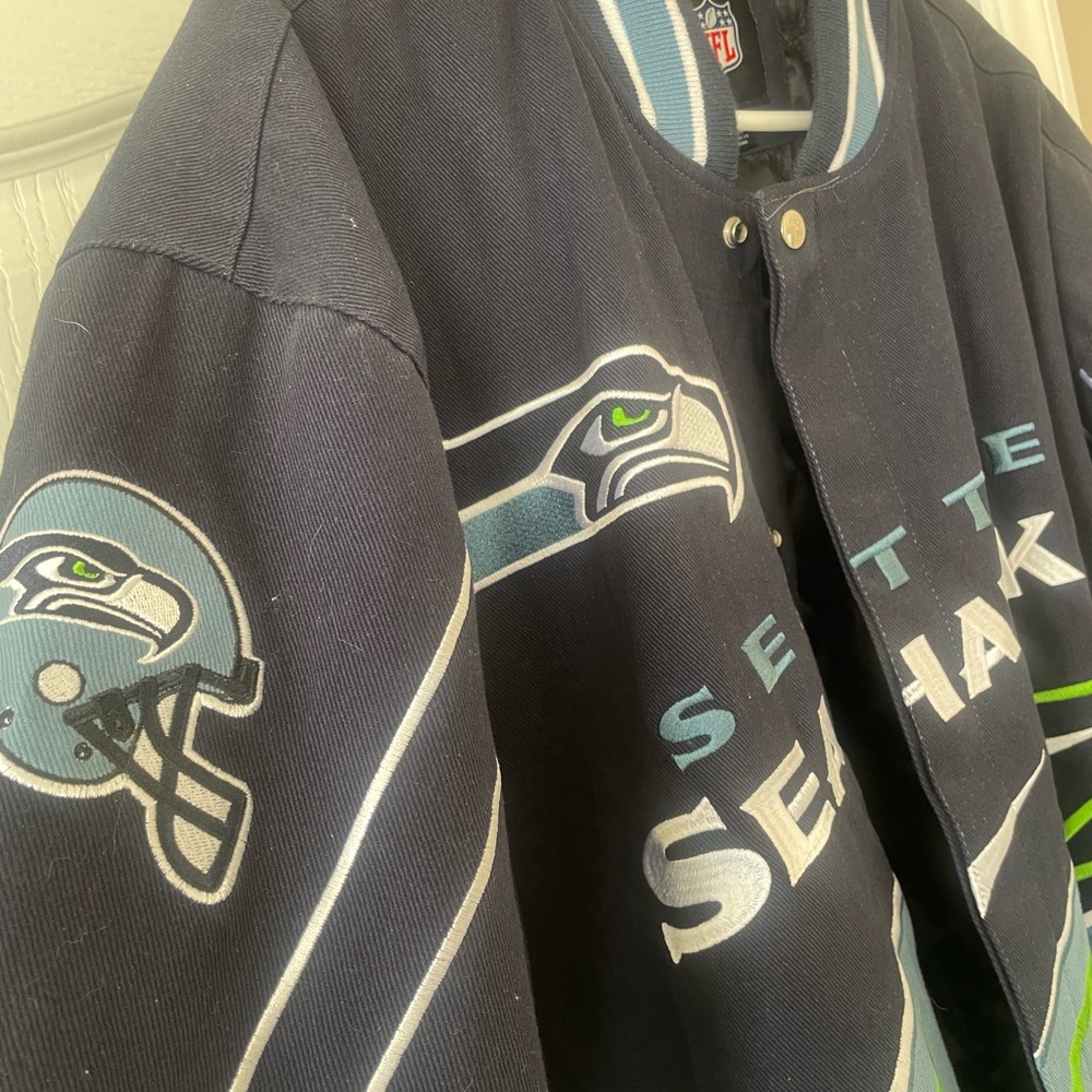 Seattle Seahawks NFL Jacket - Picture 2 of 7